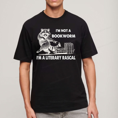 Pagewings I'm Not A Bookworm I'm A Literary Rascal Unisex Classic T-shirt