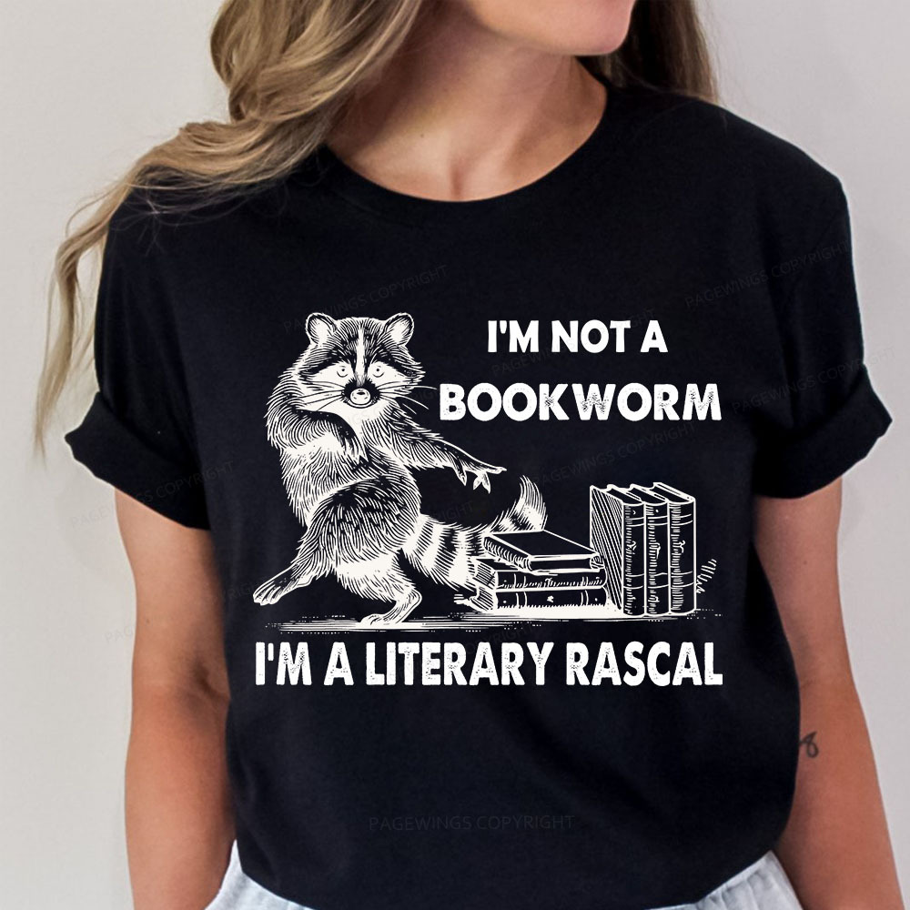 Pagewings I'm Not A Bookworm I'm A Literary Rascal Unisex Classic T-shirt