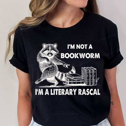 Pagewings I'm Not A Bookworm I'm A Literary Rascal Unisex Classic T-shirt