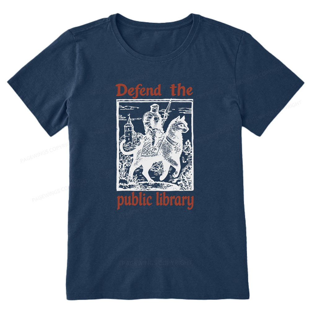 Pagewings Defend the Public Library Unisex Classic T-shirt