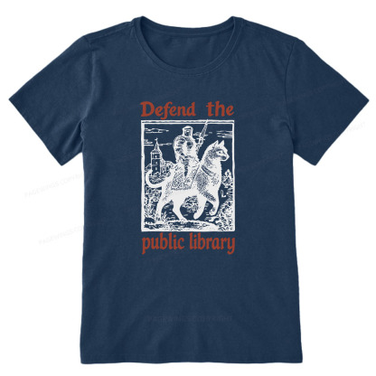 Pagewings Defend the Public Library Unisex Classic T-shirt