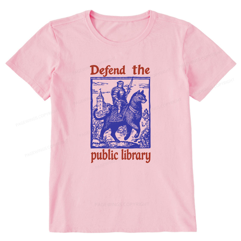 Pagewings Defend the Public Library Unisex Classic T-shirt