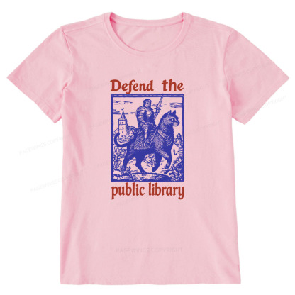 Pagewings Defend the Public Library Unisex Classic T-shirt