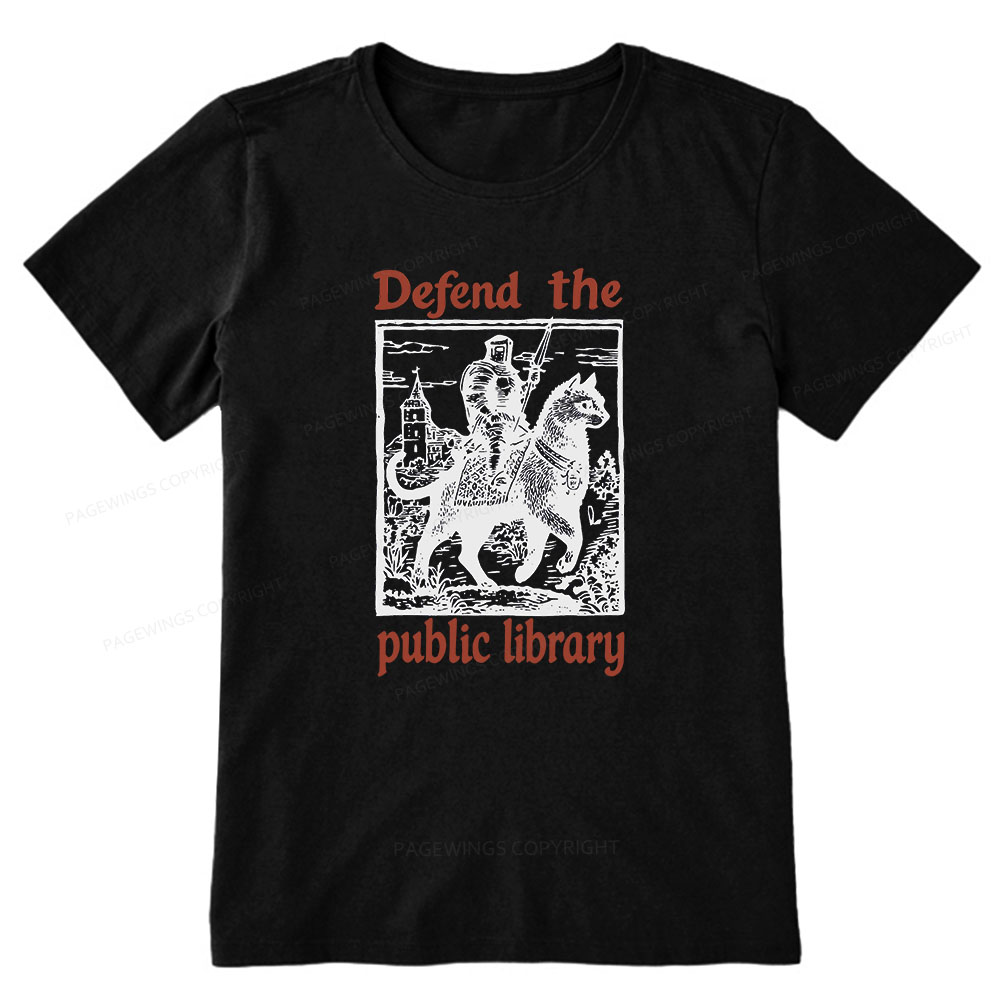 Pagewings Defend the Public Library Unisex Classic T-shirt