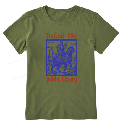 Pagewings Defend the Public Library Unisex Classic T-shirt