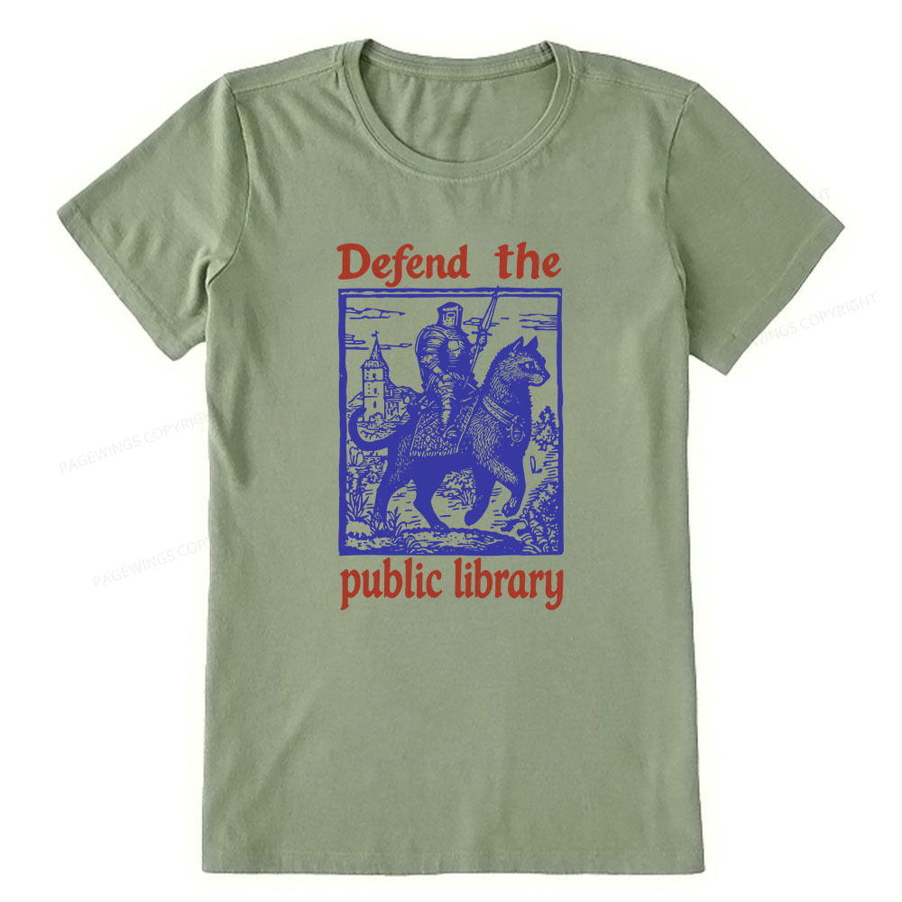 Pagewings Defend the Public Library Unisex Classic T-shirt