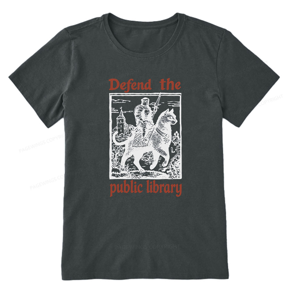 Pagewings Defend the Public Library Unisex Classic T-shirt