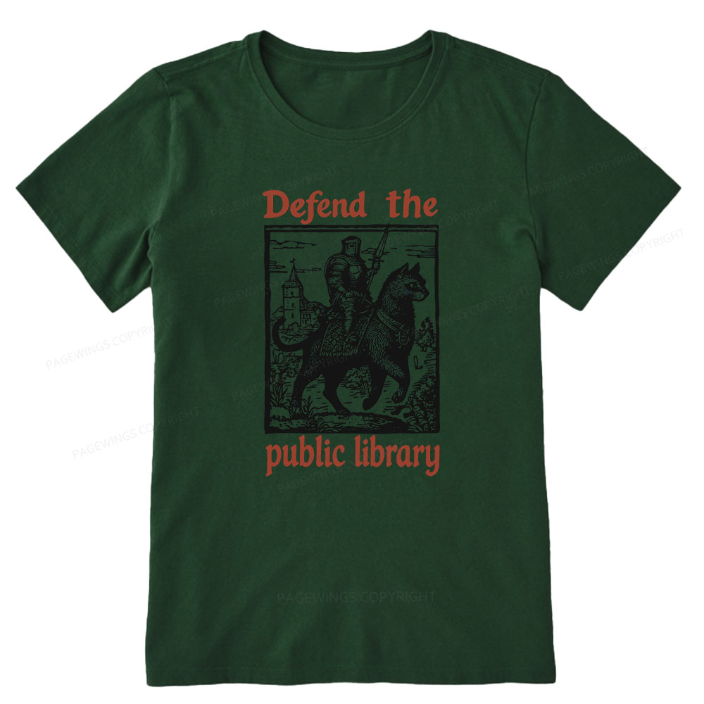 Pagewings Defend the Public Library Unisex Classic T-shirt