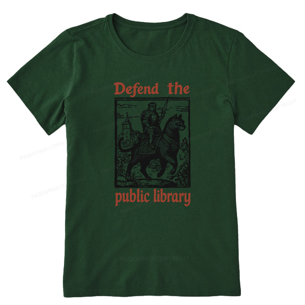 Pagewings Defend the Public Library Unisex Classic T-shirt