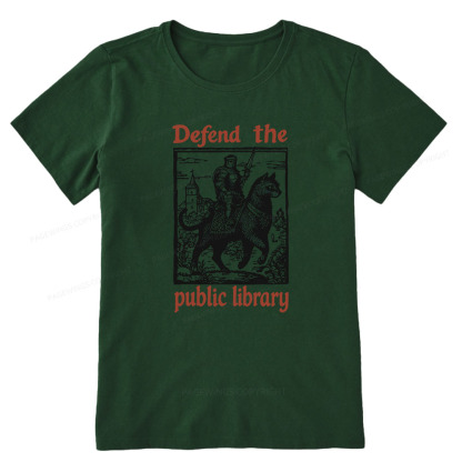 Pagewings Defend the Public Library Unisex Classic T-shirt
