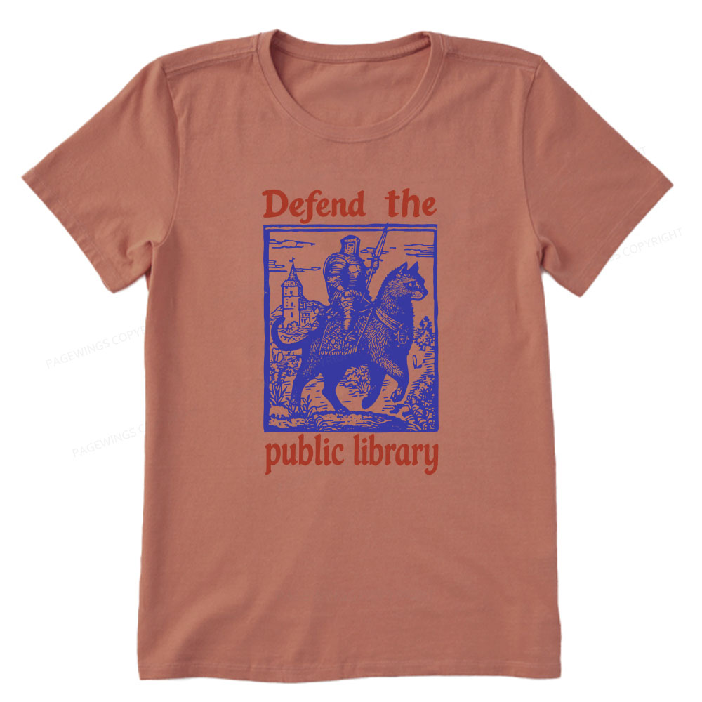 Pagewings Defend the Public Library Unisex Classic T-shirt