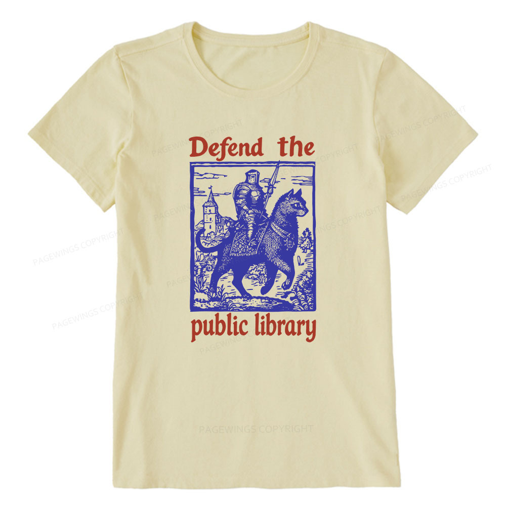 Pagewings Defend the Public Library Unisex Classic T-shirt