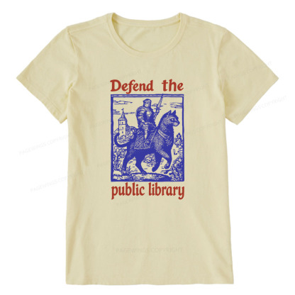 Pagewings Defend the Public Library Unisex Classic T-shirt