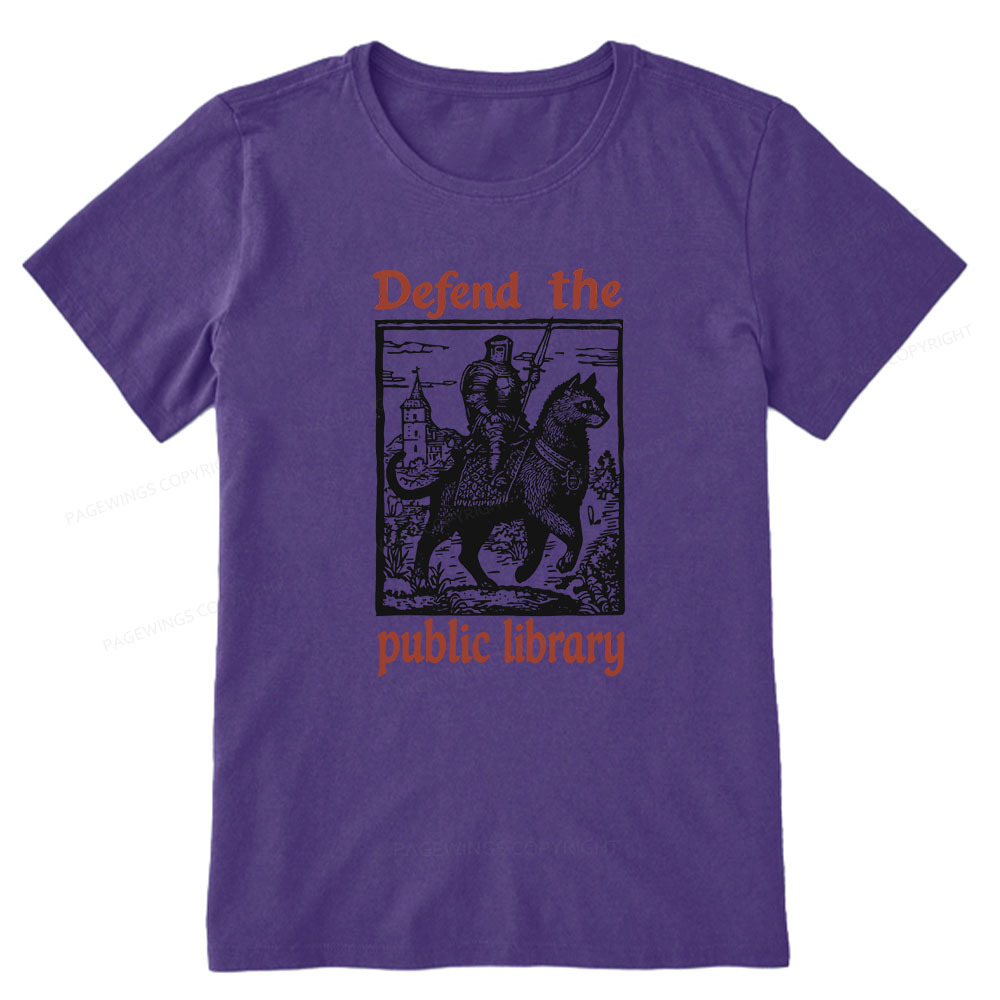 Pagewings Defend the Public Library Unisex Classic T-shirt