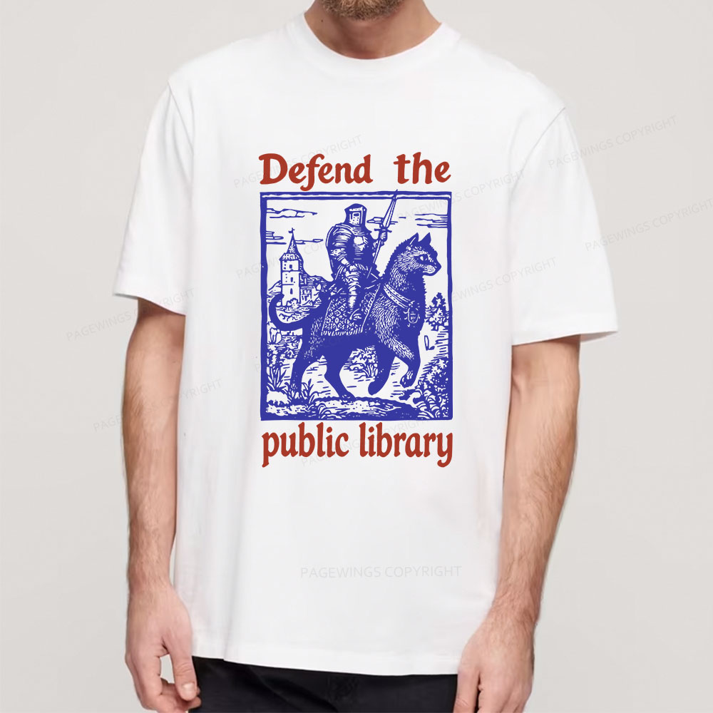 Pagewings Defend the Public Library Unisex Classic T-shirt
