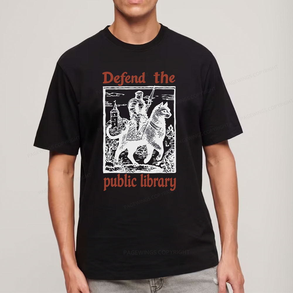 Pagewings Defend the Public Library Unisex Classic T-shirt