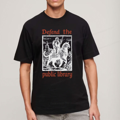Pagewings Defend the Public Library Unisex Classic T-shirt