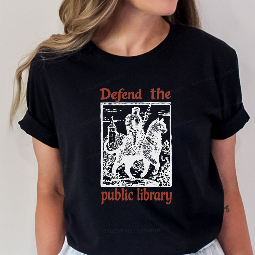 Pagewings Defend the Public Library Unisex Classic T-shirt