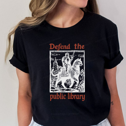 Pagewings Defend the Public Library Unisex Classic T-shirt