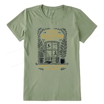 Pagewings Tired Bookworm Society Unisex Classic T-shirt