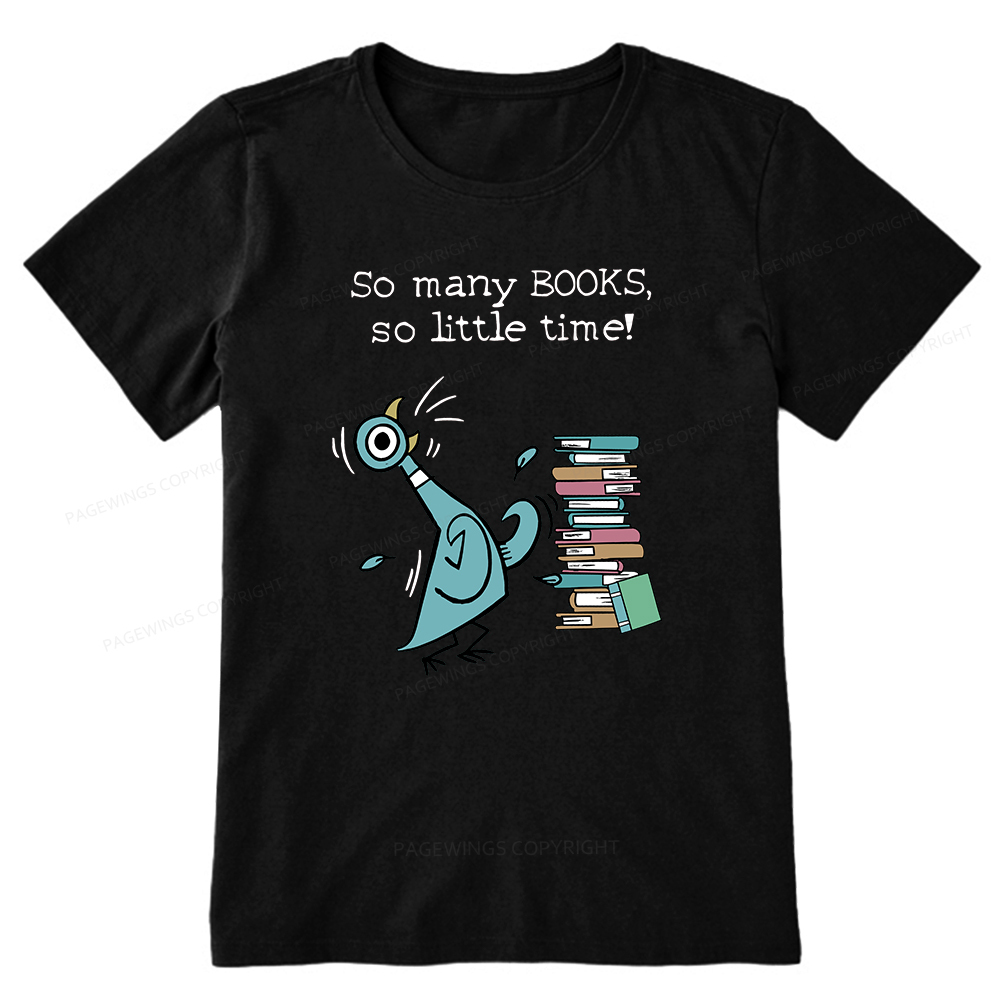 Pagewings So Many Books So Little Time Unisex Classic T-shirt