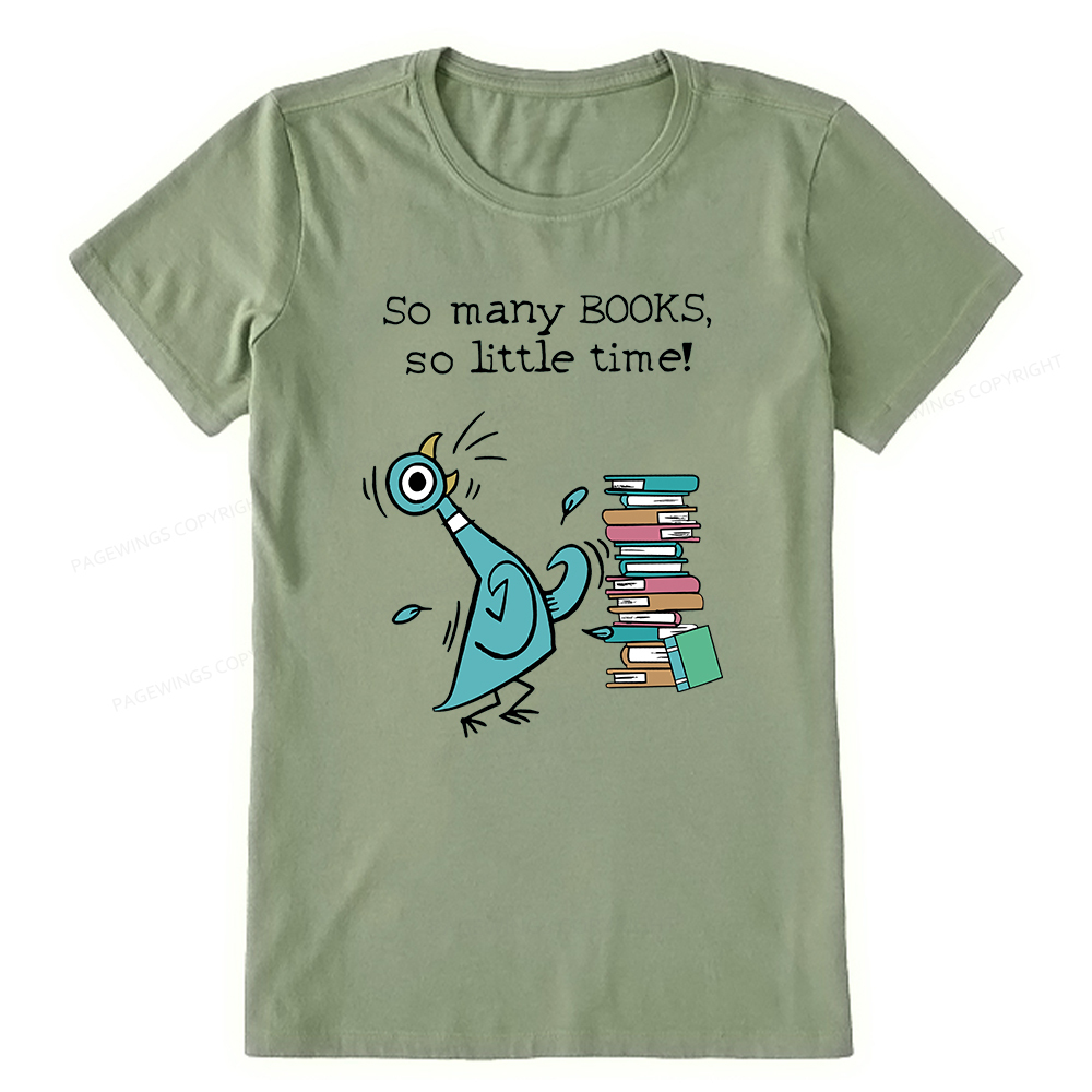 Pagewings So Many Books So Little Time Unisex Classic T-shirt