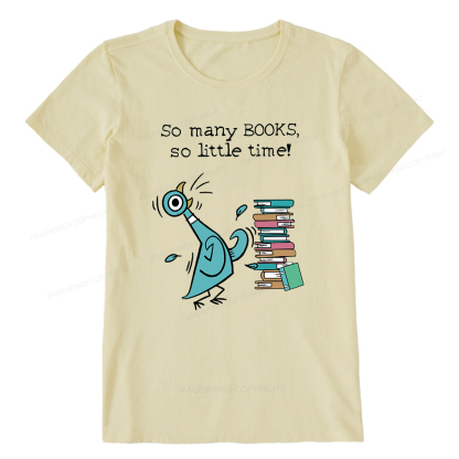 Pagewings So Many Books So Little Time Unisex Classic T-shirt