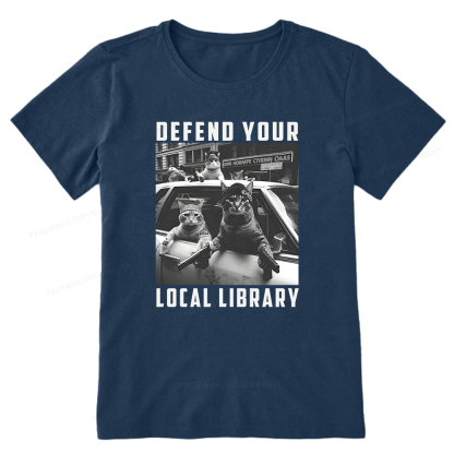 Pagewings Defend Your Local Library Unisex Classic T-shirt