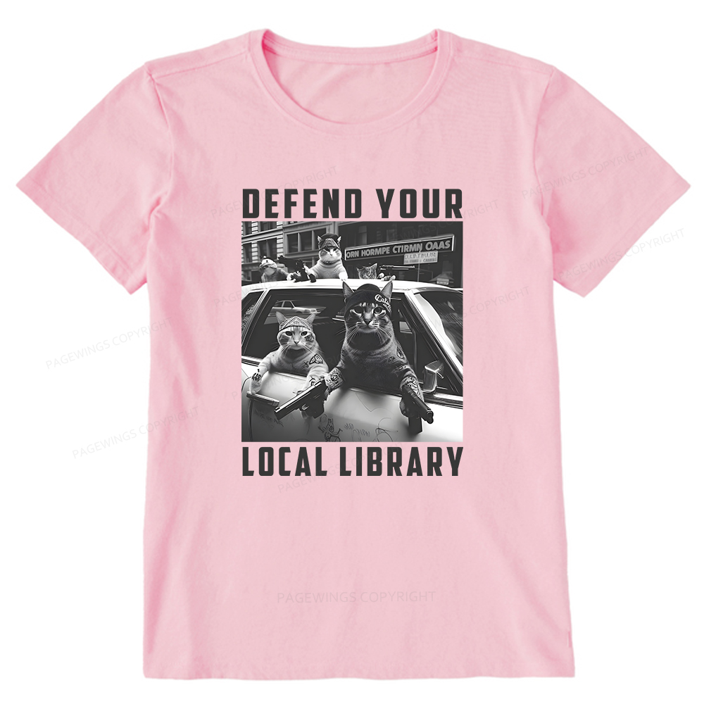 Pagewings Defend Your Local Library Unisex Classic T-shirt