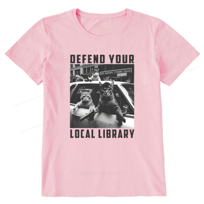 Pagewings Defend Your Local Library Unisex Classic T-shirt