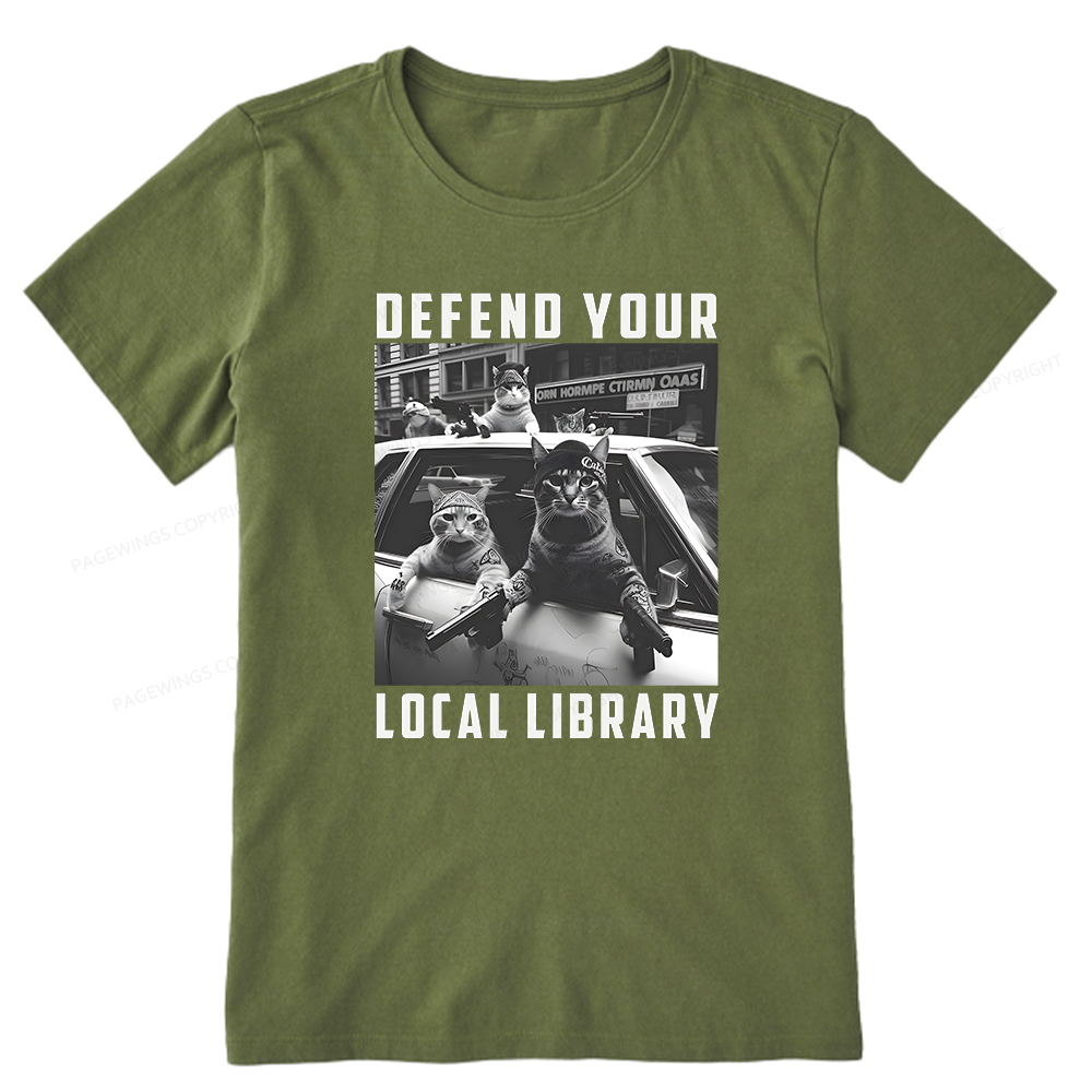 Pagewings Defend Your Local Library Unisex Classic T-shirt
