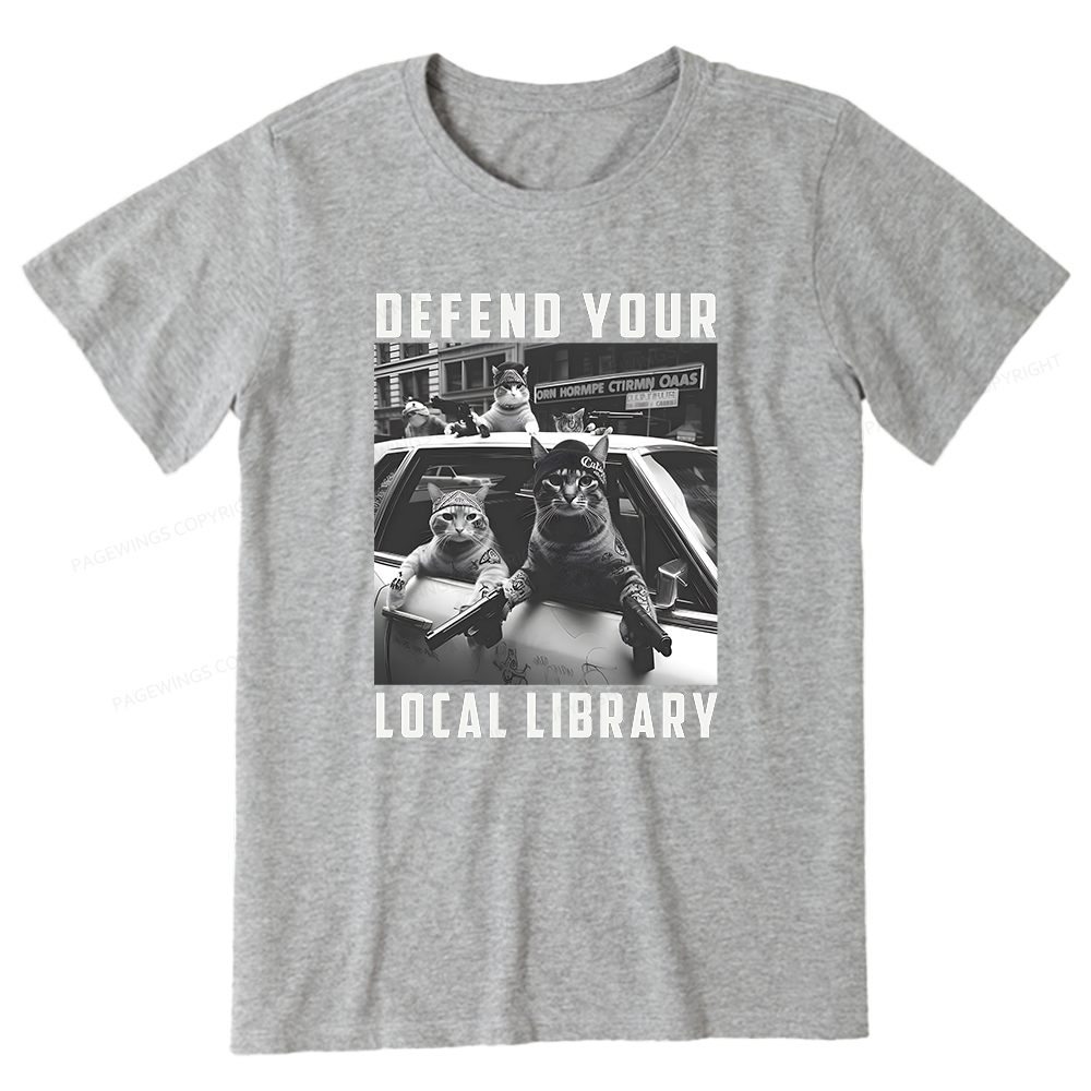 Pagewings Defend Your Local Library Unisex Classic T-shirt