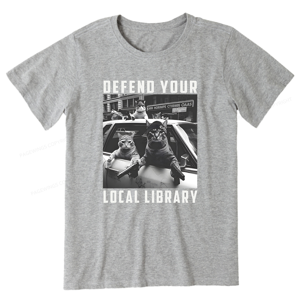 Pagewings Defend Your Local Library Unisex Classic T-shirt