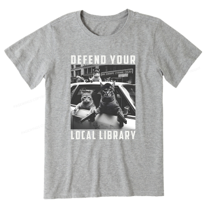 Pagewings Defend Your Local Library Unisex Classic T-shirt