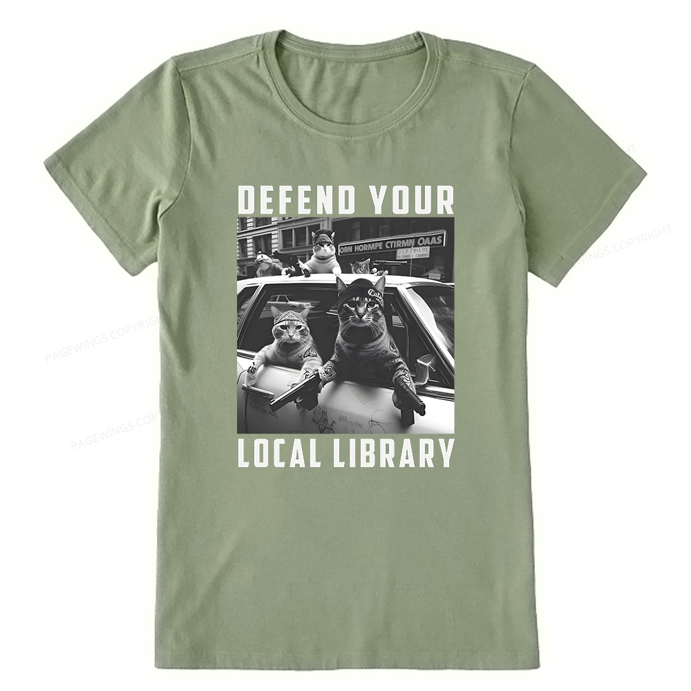 Pagewings Defend Your Local Library Unisex Classic T-shirt