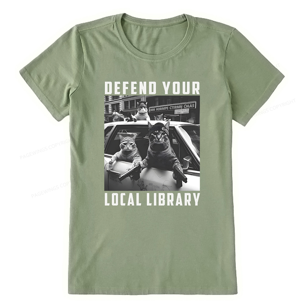Pagewings Defend Your Local Library Unisex Classic T-shirt