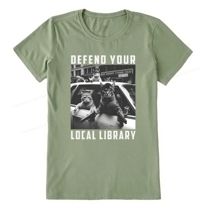 Pagewings Defend Your Local Library Unisex Classic T-shirt