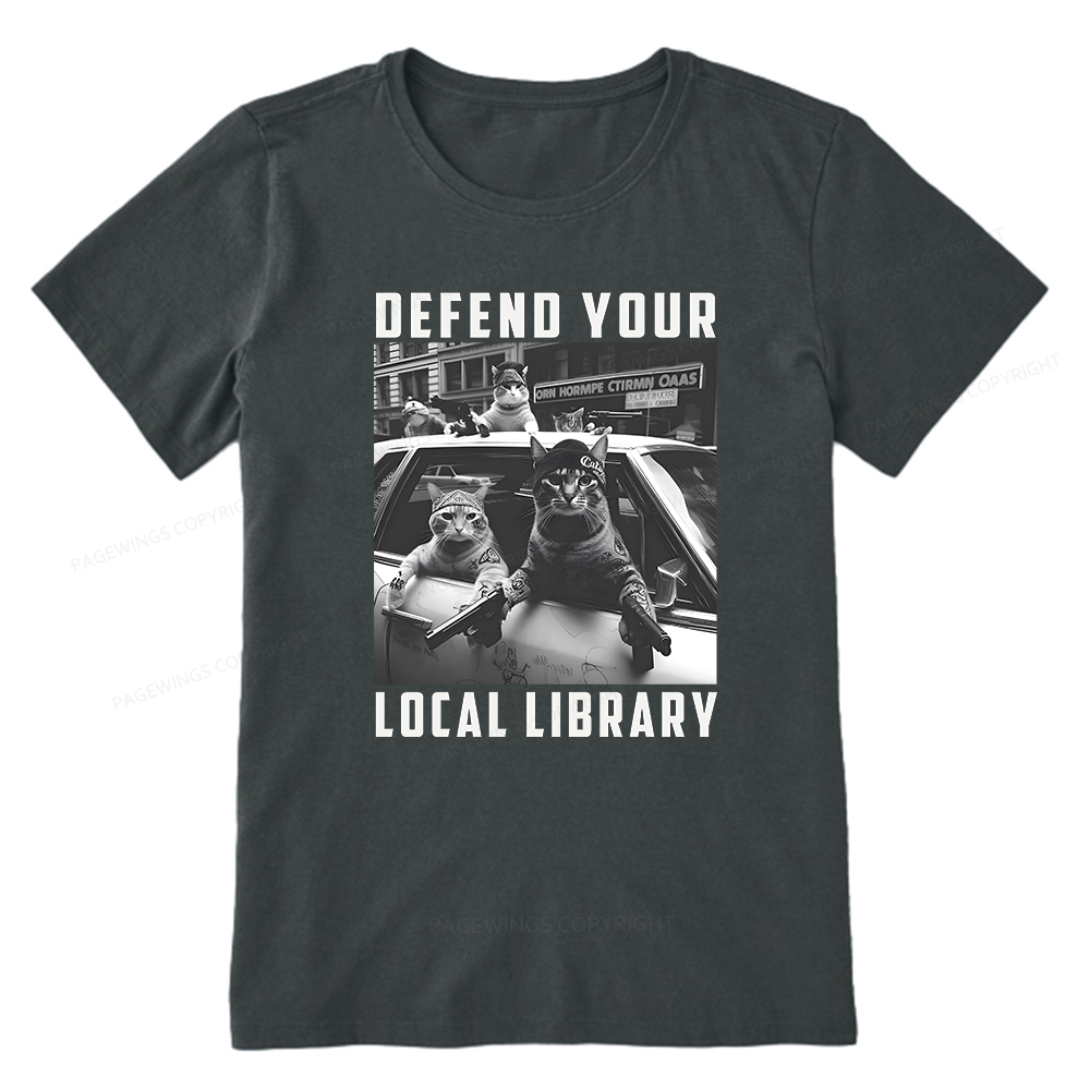 Pagewings Defend Your Local Library Unisex Classic T-shirt