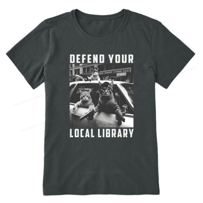 Pagewings Defend Your Local Library Unisex Classic T-shirt