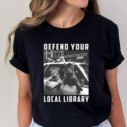 Pagewings Defend Your Local Library Unisex Classic T-shirt