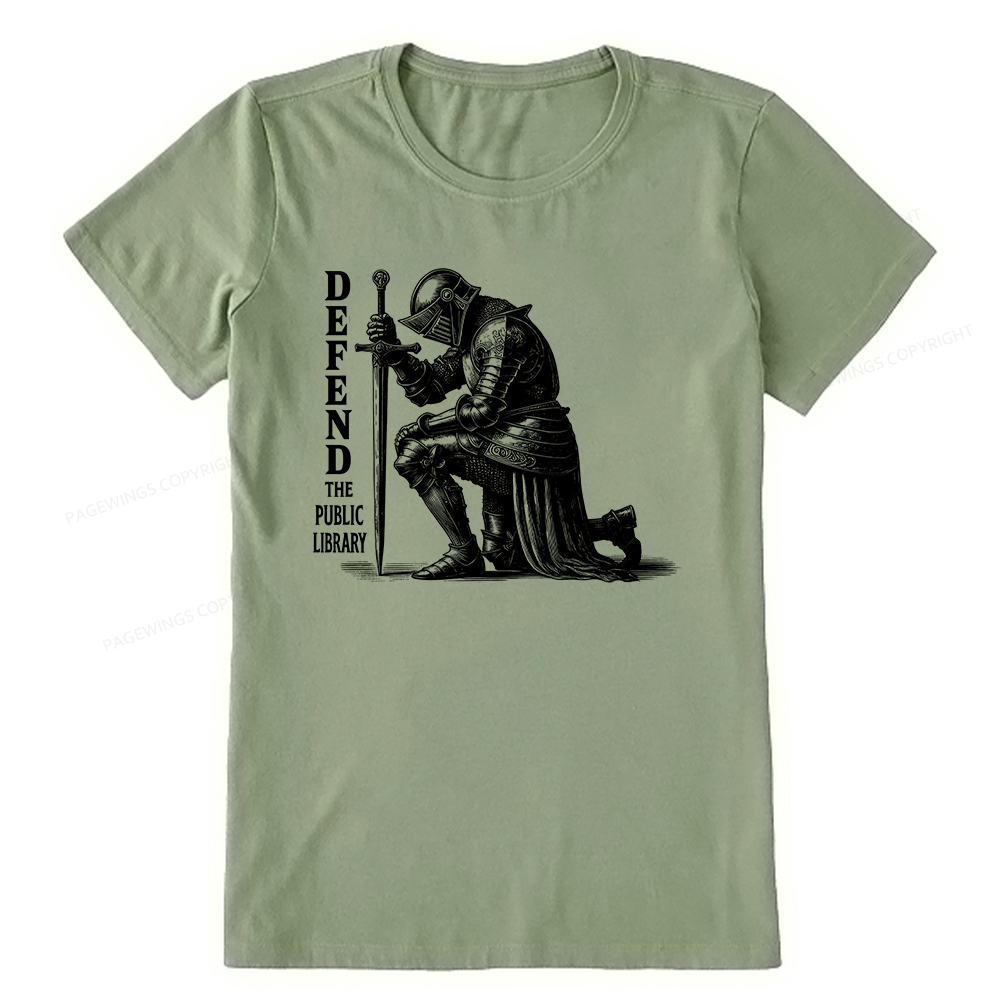Pagewings Defend the Public Library Unisex Classic T-shirt