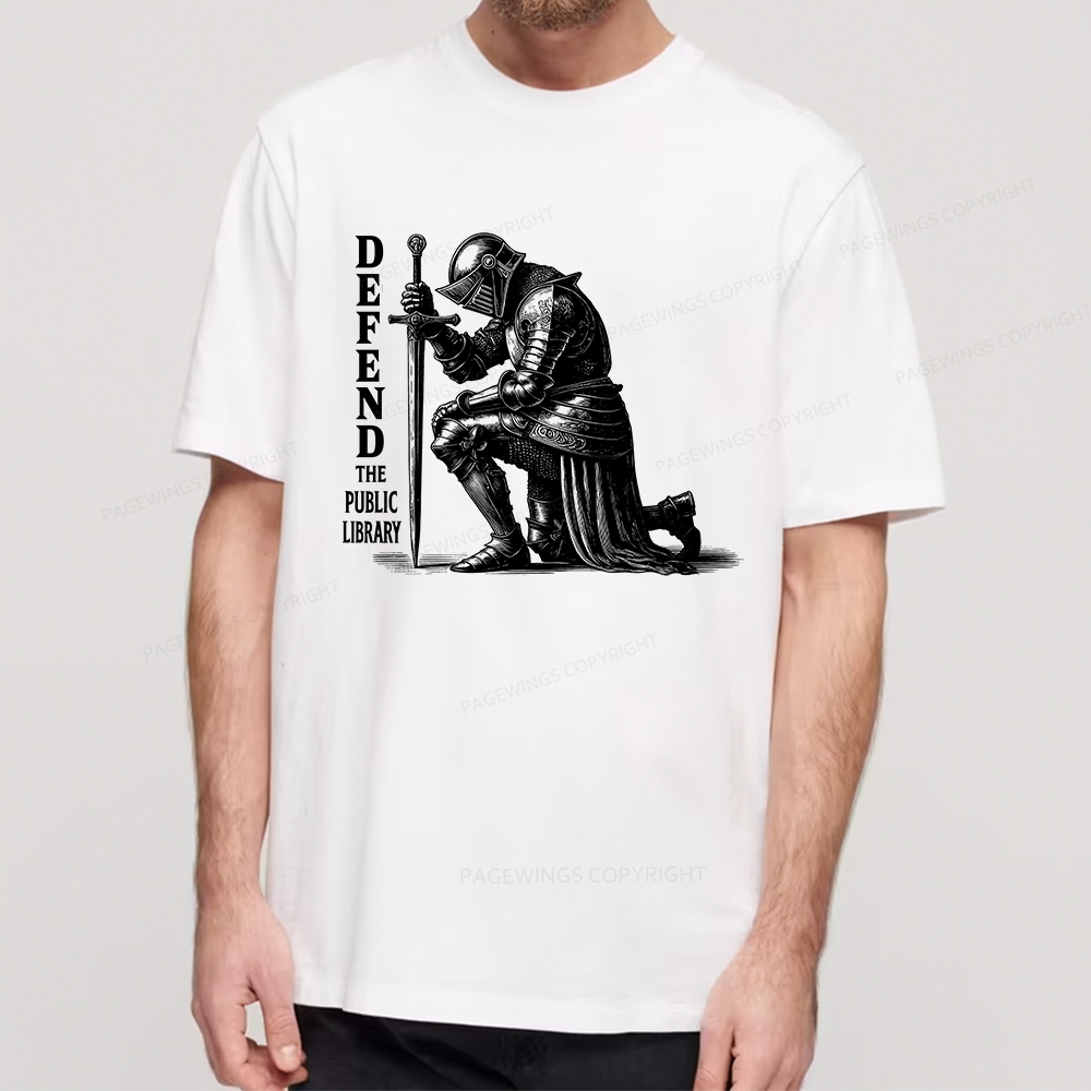 Pagewings Defend the Public Library Unisex Classic T-shirt