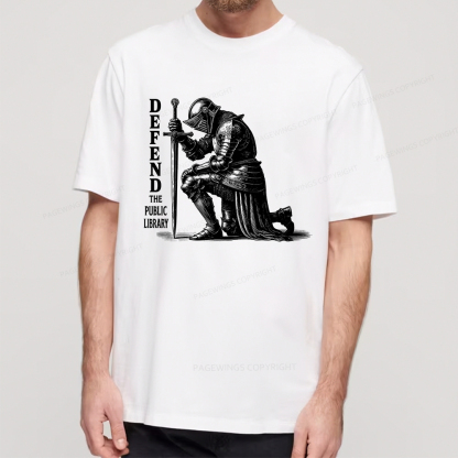Pagewings Defend the Public Library Unisex Classic T-shirt
