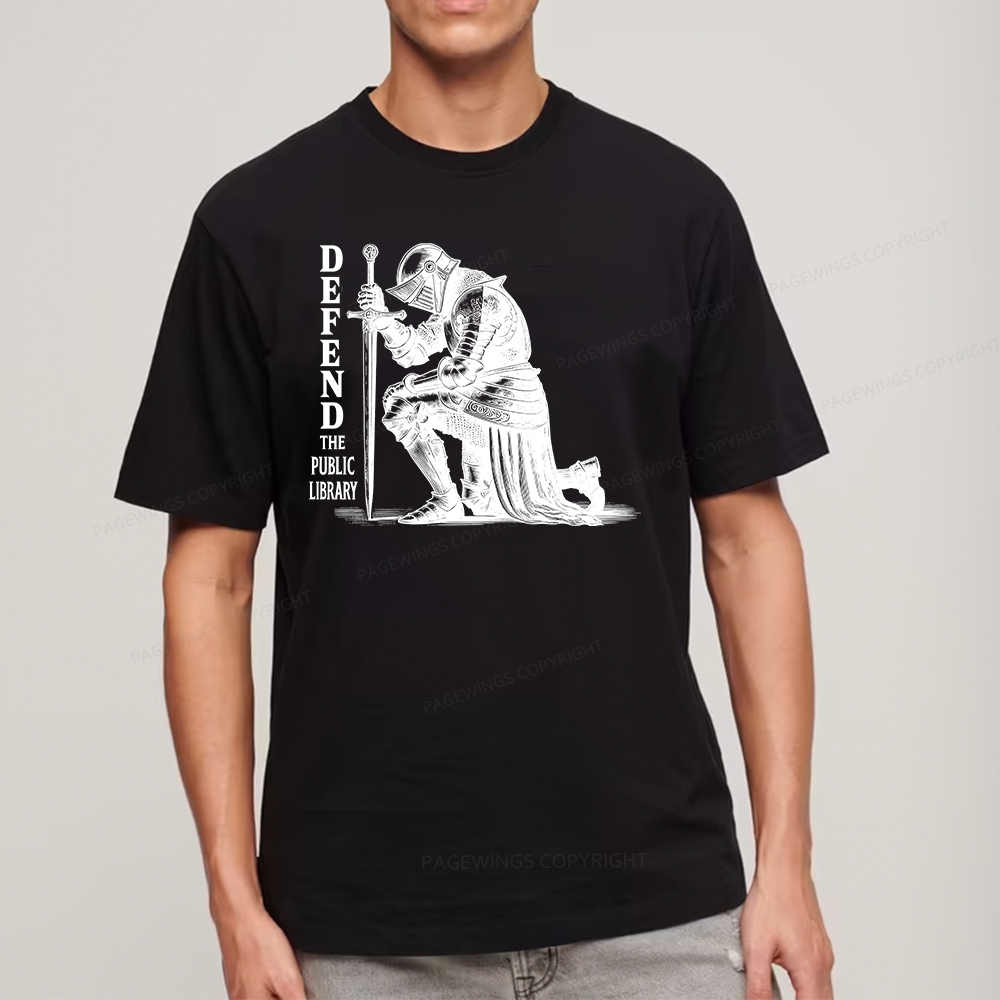 Pagewings Defend the Public Library Unisex Classic T-shirt