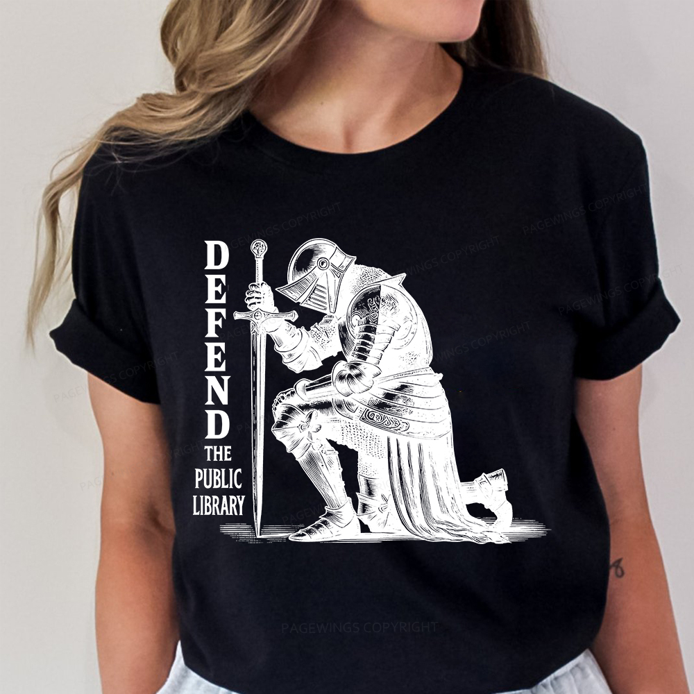 Pagewings Defend the Public Library Unisex Classic T-shirt