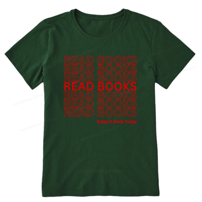 Pagewings Read Books Librarian Unisex Classic T-shirt