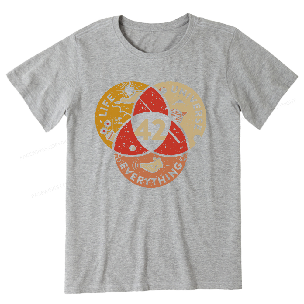 Pagewings 42 The Answer To Life The Universe And Everything Unisex Classic T-shirt