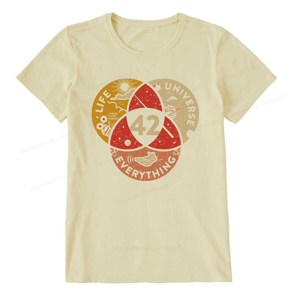 Pagewings 42 The Answer To Life The Universe And Everything Unisex Classic T-shirt
