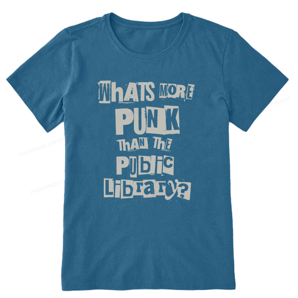 Pagewings What's More Punk Than The Public Library Unisex Classic T-shirt