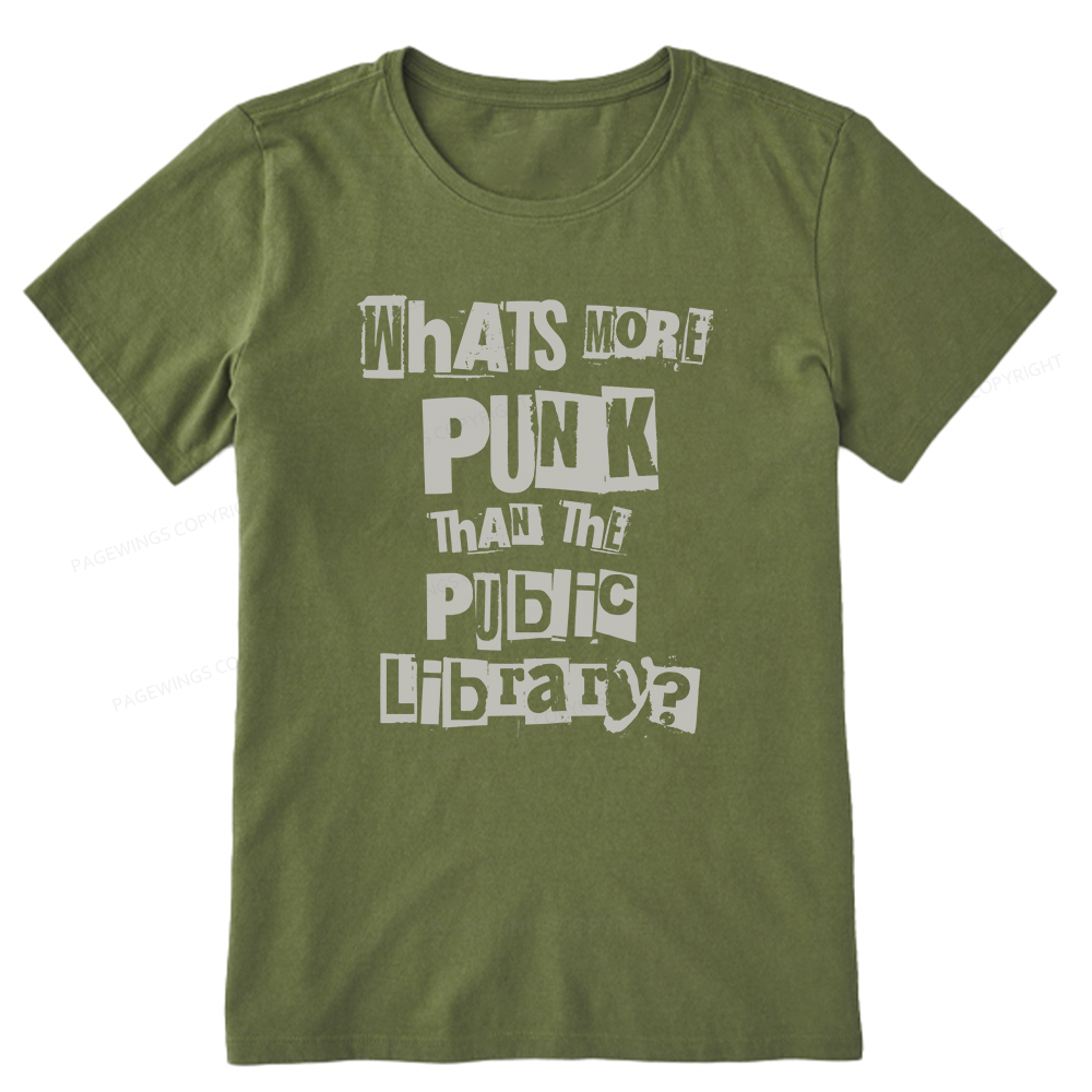 Pagewings What's More Punk Than The Public Library Unisex Classic T-shirt